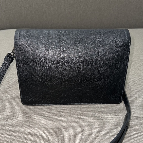 Prada Glace Calf Pattina Leather Crossbody-Color:Nero-Authentic-EUC - Picture 5 of 14